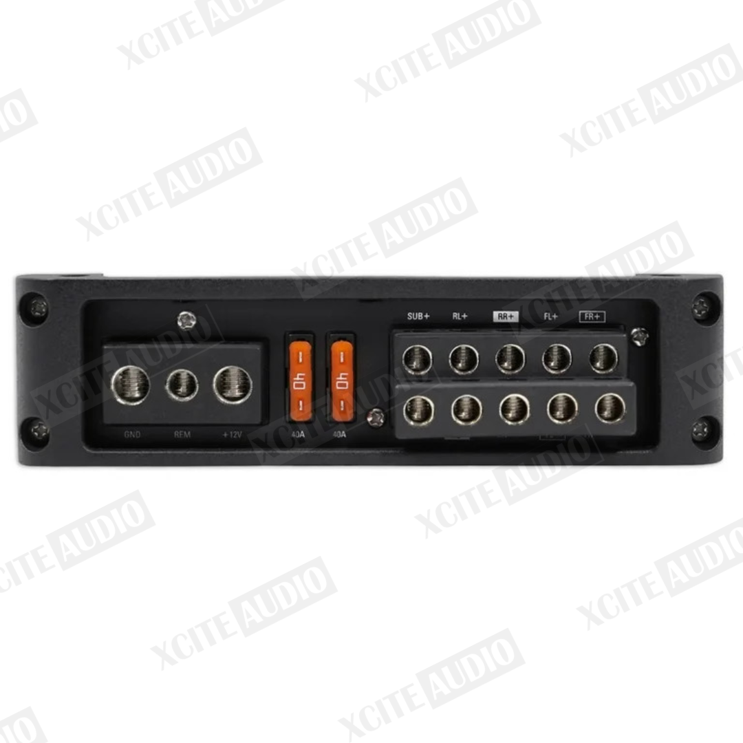 Polk Audio PA D5000.5 5-channel car amplifier — 70 watts RMS x 4 at 4 ohms + 500 watts RMS x 1 at 1 ohm