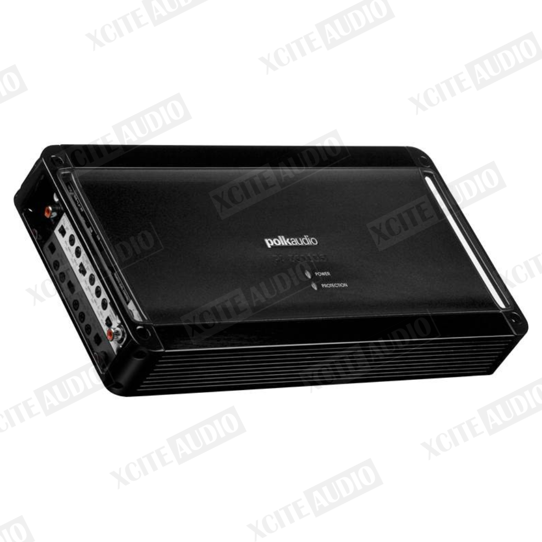 Polk Audio PA D5000.5 5-channel car amplifier — 70 watts RMS x 4 at 4 ohms + 500 watts RMS x 1 at 1 ohm