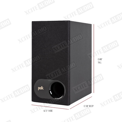 Polk Audio Signa S2 Universal TV Sound Bar With Wireless Active Subwoofer