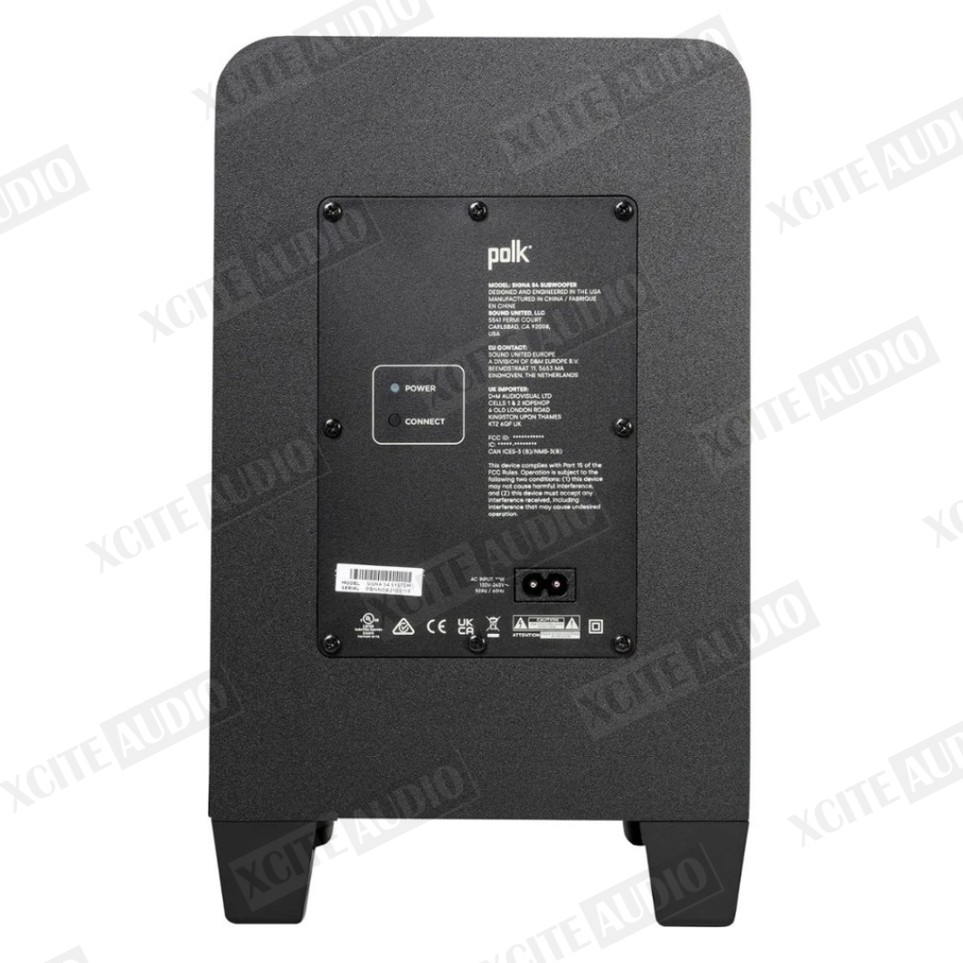 Polk Audio Signa S4 Powered 3.1.2-Channel Sound Bar And Wireless