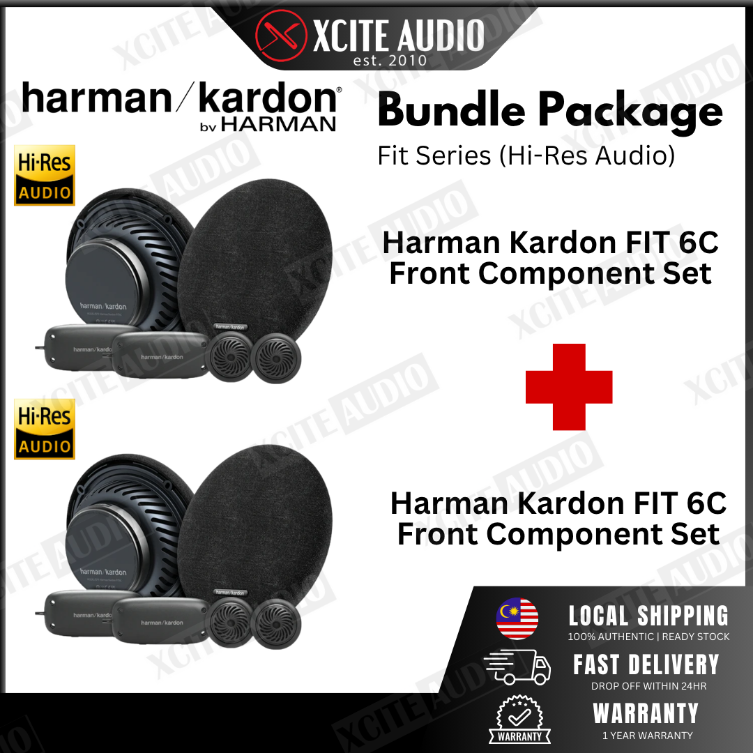 Harman Kardon Fit Series Component Speaker Bundle Package