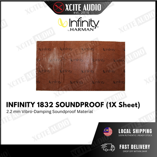 INFINITY 1832 SOUNDPROOF - Infinity by Harman Vibro-Sound Damping Material (1x Sheet)