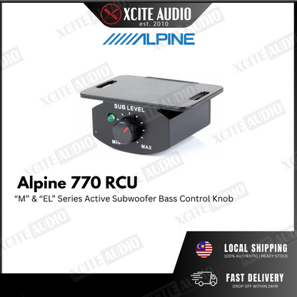 ALPINE 770 RCU - Alpine "M" & "EL" Series Active Subwoofer Bass Control Knob