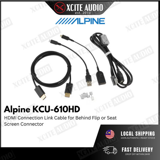 Alpine KCU-610HD HDMI cable kit for connecting smartphones to select Alpine receivers