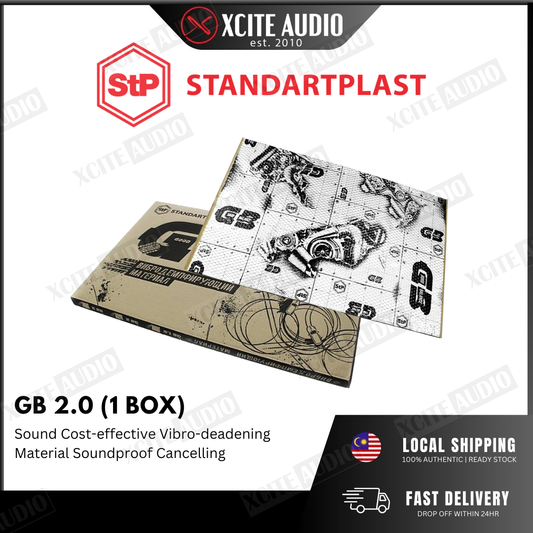 STP Standartplast GB 2.0 Sound Cost-effective Vibro-deadening Material Soundproof Cancelling (10 Sheet Bulk)