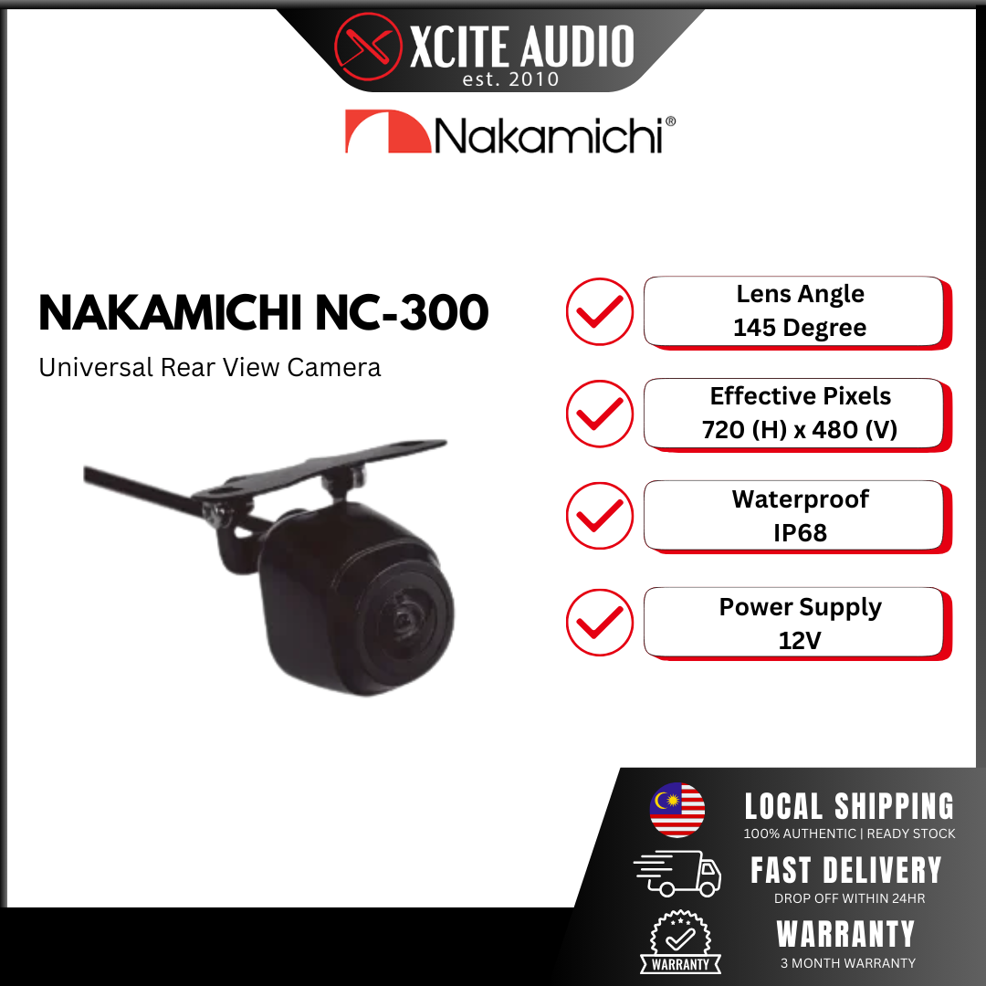Nakamichi NC-300 Universal Rear View Camera