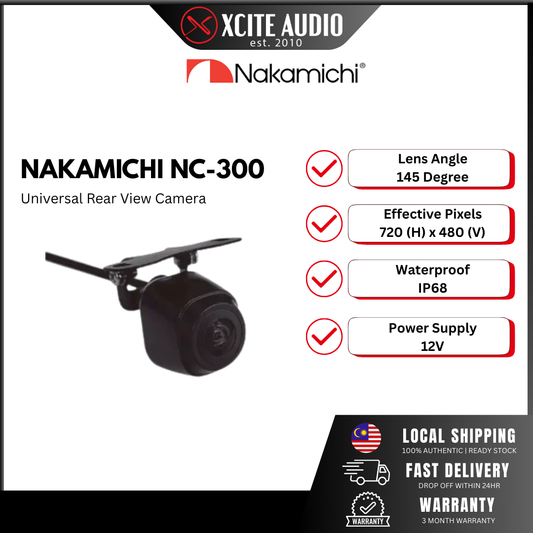 Nakamichi NC-300 Universal Rear View Camera
