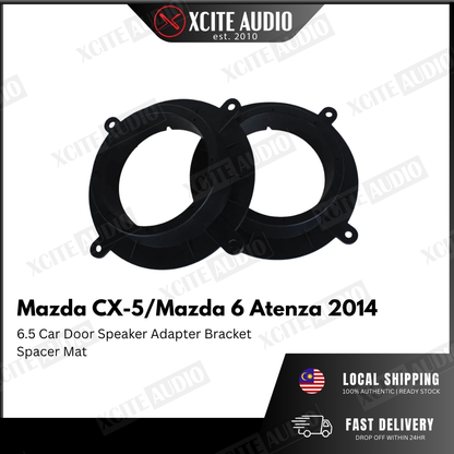 Mazda CX-5/Mazda 6 Atenza 2014 6.5" Car Door Speaker Adapter Bracket Spacer Mat