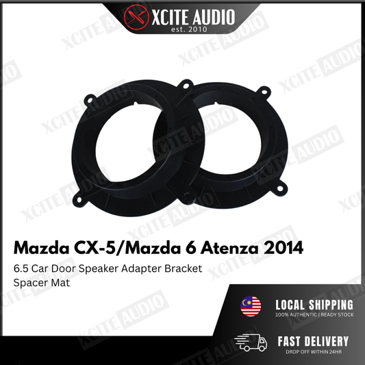 Mazda CX-5/Mazda 6 Atenza 2014 6.5" Car Door Speaker Adapter Bracket Spacer Mat