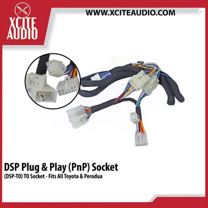Digital Sound Processor(DSP) Plug & Play Cable Socket For Proton/Perodua/Toyota/Nissan/Mazda/Honda/Hyudai/BMW/Audi/Mini/Mercs