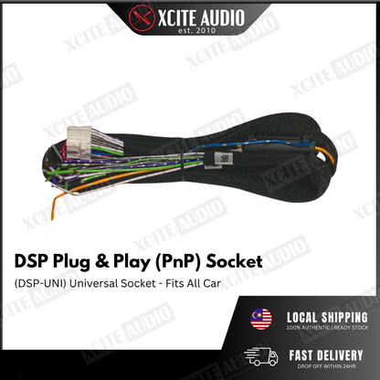 Digital Sound Processor(DSP) Plug & Play Cable Socket For Proton/Perodua/Toyota/Nissan/Mazda/Honda/Hyudai/BMW/Audi/Mini/Mercs