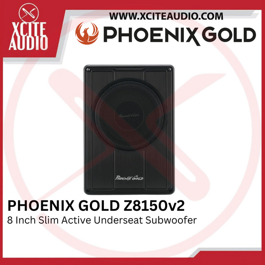 Phoenix Gold Z8150V2 - 8"inch Slim Active Underseat Subwoofer