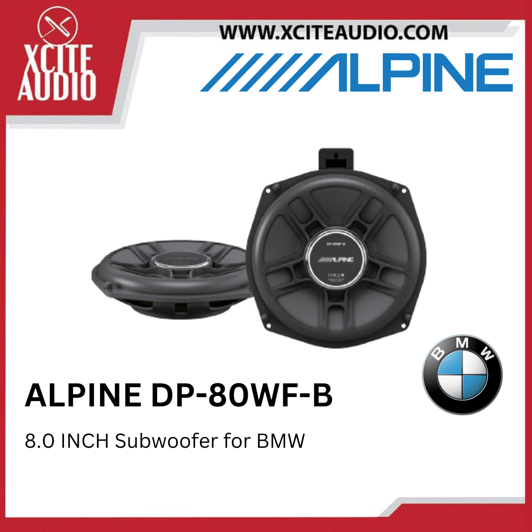 Alpine DP-80WF-B 8.0 INCH Subwoofer for BMW