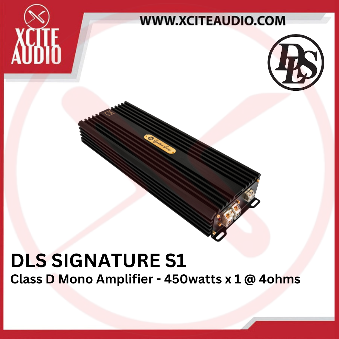 DLS Signature Series S1 - Class D Mono Amplifier 450W RMS x 1