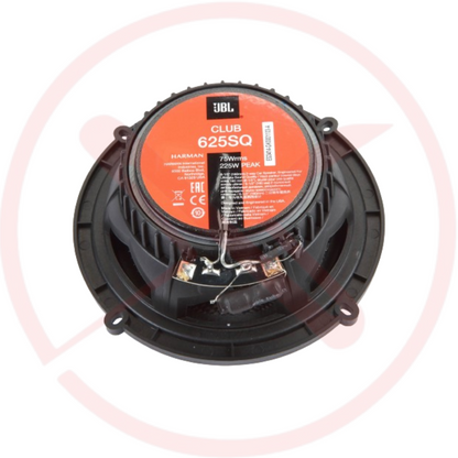 JBL Club Series 625SQ - Sound Quality (SQ) Category 6.5"inch 2-Way Coaxial Car Speakers