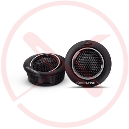 ALPINE S2-S65C Next-Generation S-Series 6.5"inch 2-Way component speaker system