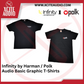 Infinity by Harman / Polk Audio Logo Basic Graphic T-Shirt