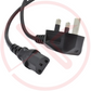 3 Pin UK Power Cord Cable for Power Supply, Grow Light, Monitor, Rice Cooker AC Adapter