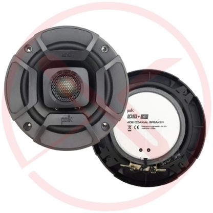 Polk Audio DB402 Marine Certified 4"inch Coaxial Car Speakers