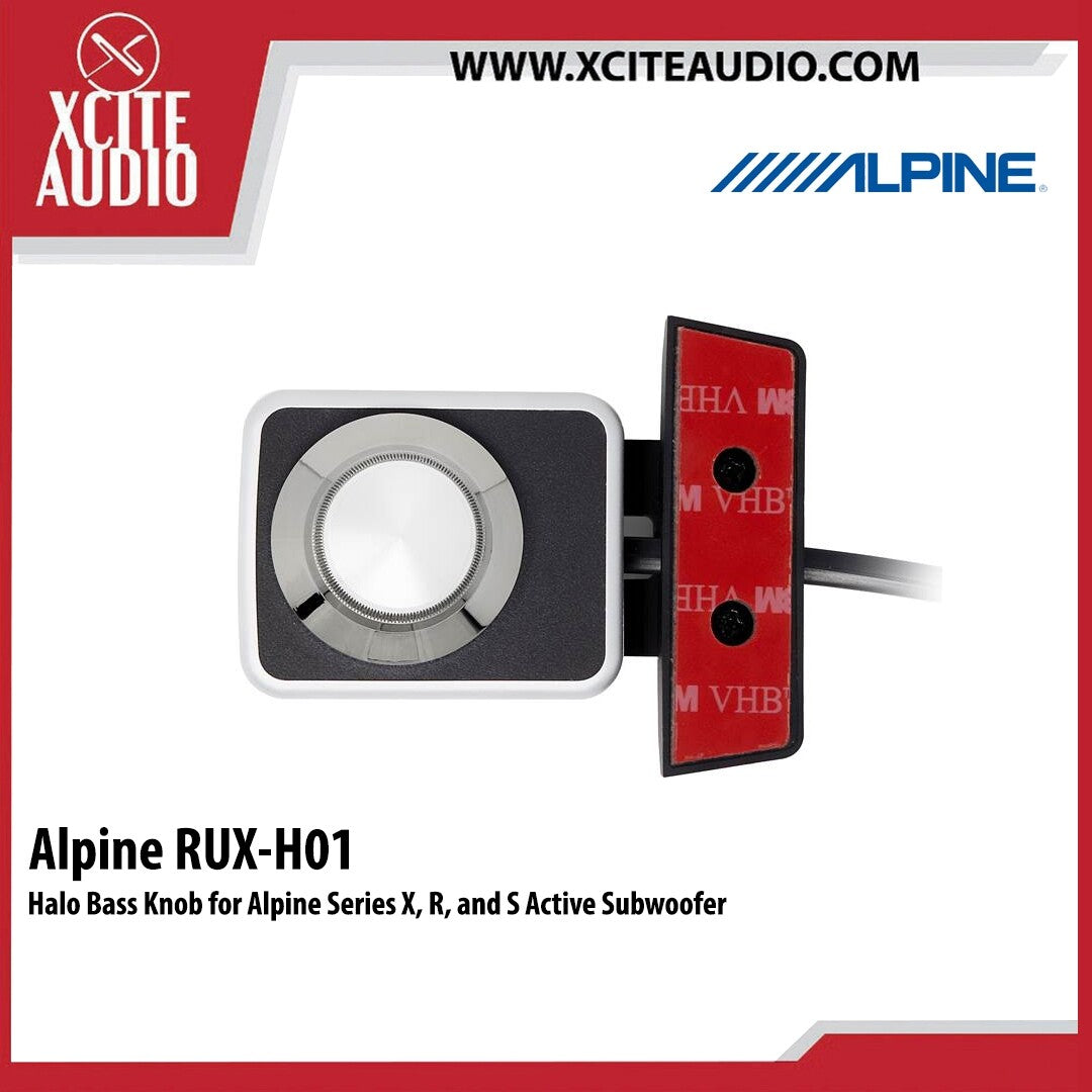 Alpine RUX-H01 Halo Bass Knob for Alpine Series X, R, and S Active Subwoofer