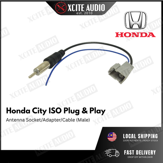 Honda City ISO Plug and Play Antenna Socket/Adapter/Cable (Male)