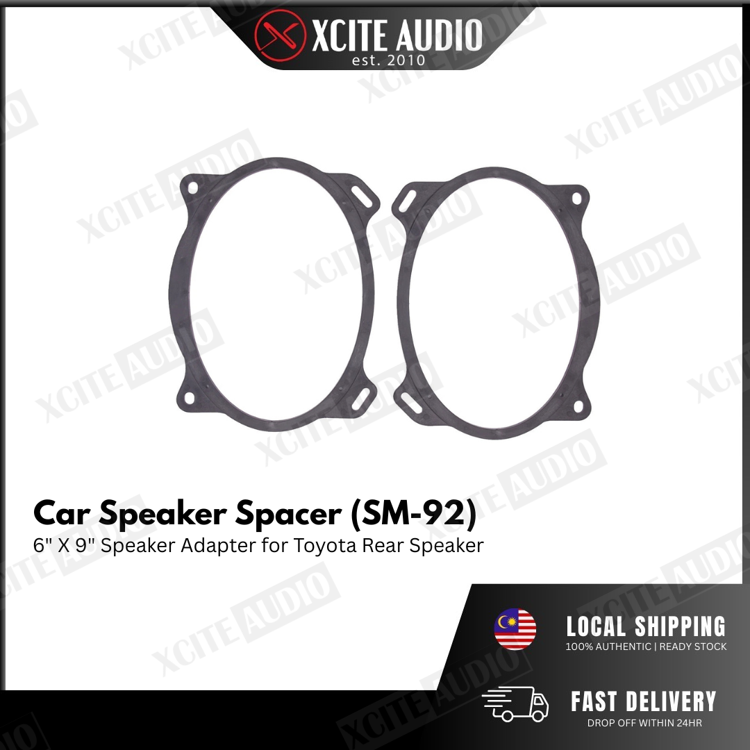 Toyota 6" x 9" Rear Car Speaker Adapter Bracket Spacer Mat