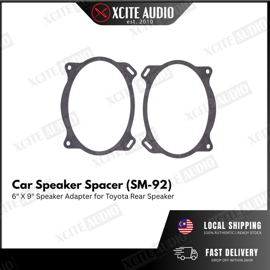 Toyota 6" x 9" Rear Car Speaker Adapter Bracket Spacer Mat