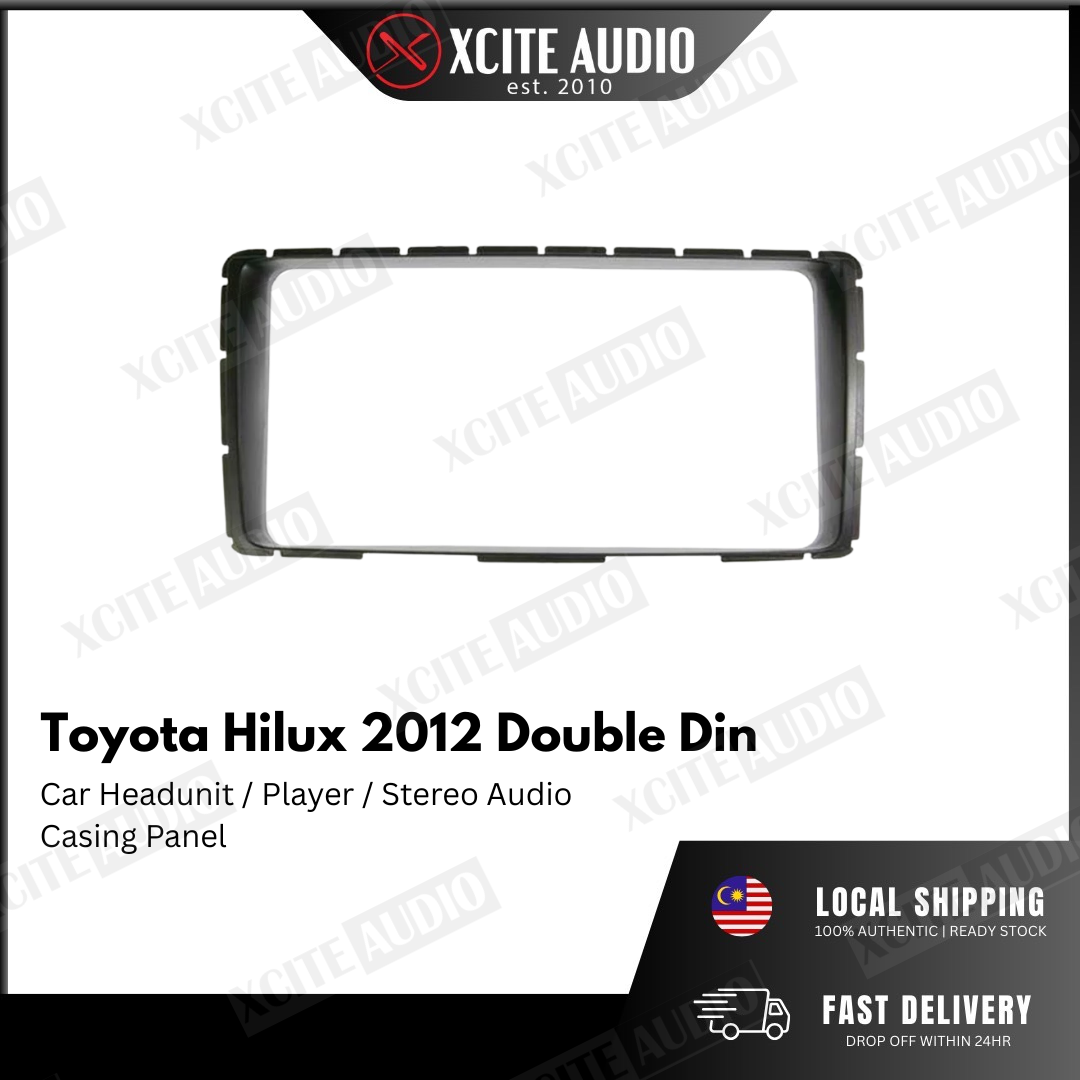Toyota Hilux 2012 Double Din Car Headunit / Player / Stereo Audio Casing Panel
