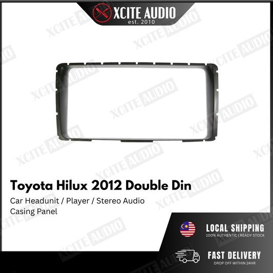 Toyota Hilux 2012 Double Din Car Headunit / Player / Stereo Audio Casing Panel