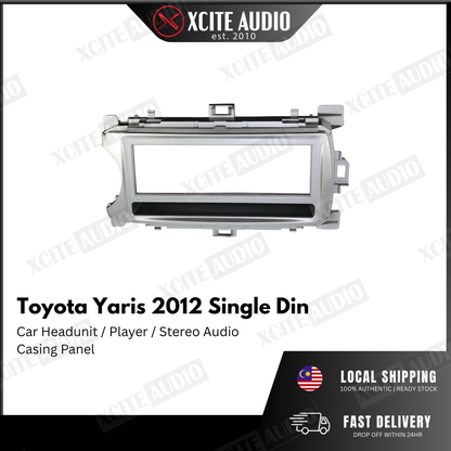 Toyota Yaris 2012 Single Din Car Headunit / Player / Stereo Audio Casing Panel