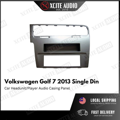Volkswagen Golf 7 2013 Single Din Car Headunit / Player / Stereo Audio Casing Panel