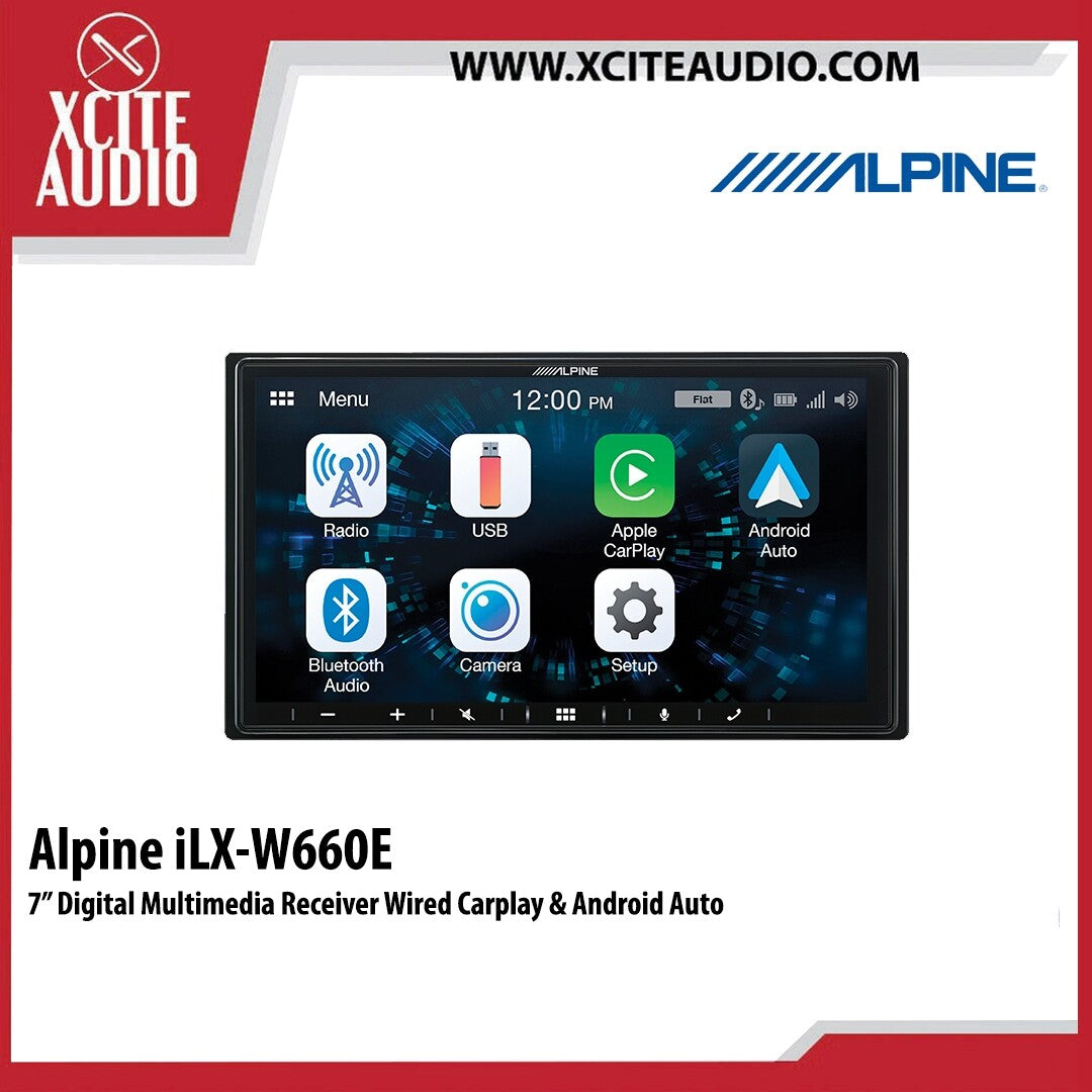 Alpine iLX-W660E 7" Digital Multimedia Receiver