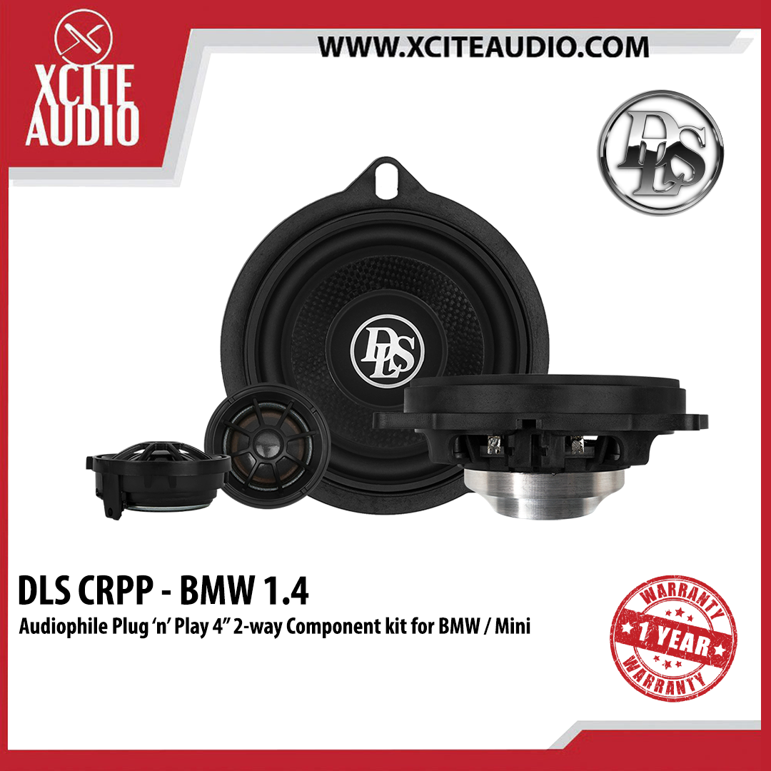 DLS Cruise CRPP-BMW 1.4 Audiophile Plug ‘n’ Play 4” 2-way Component kit for BMW / Mini
