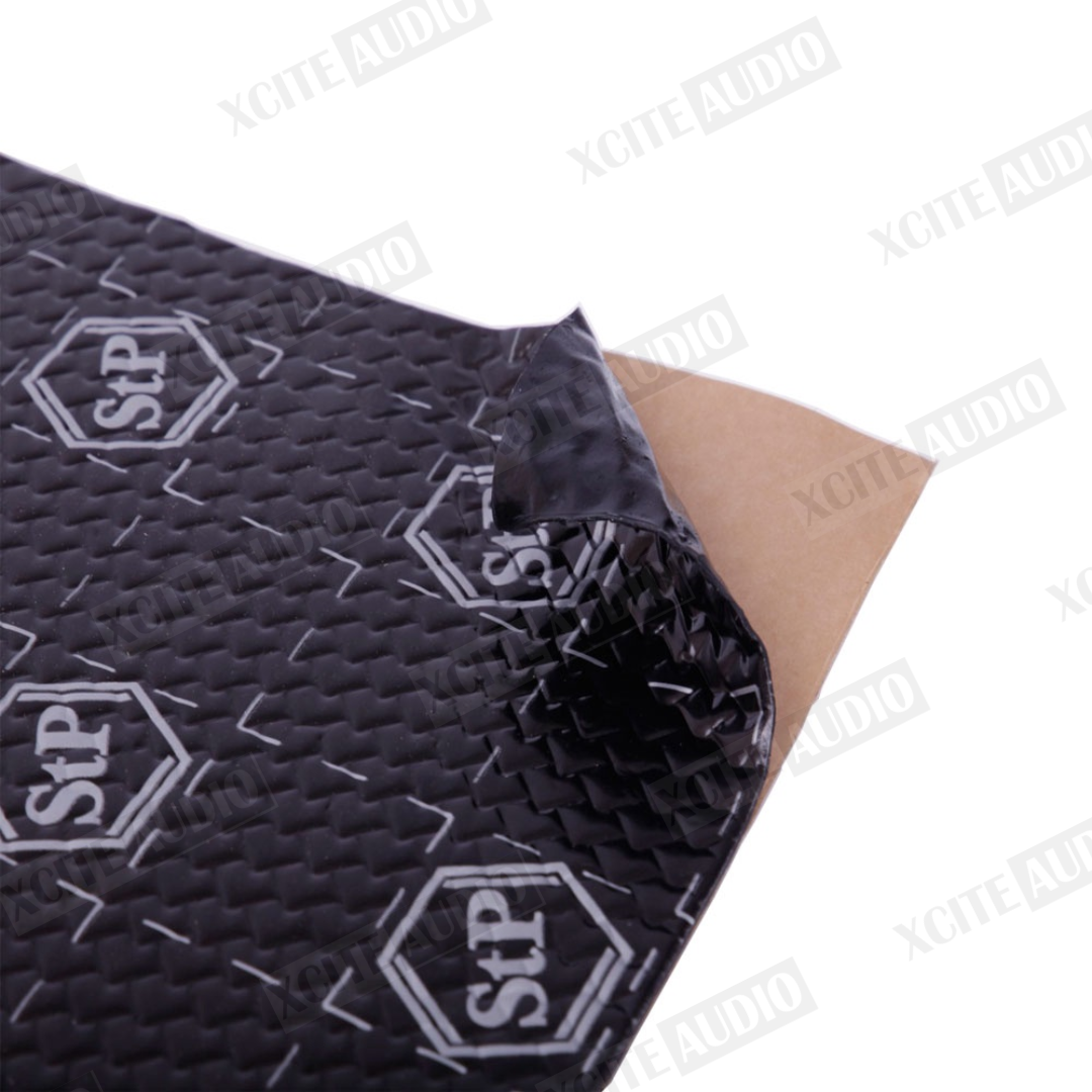 STANDARTPLAST STP Silver Line Black Silver Bulk Pack Car Soundproof - 12 Sheets