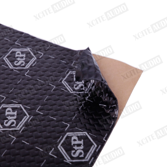 STANDARTPLAST STP Silver Line Black Silver Bulk Pack Car Soundproof - 12 Sheets