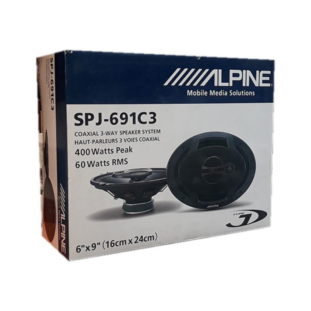 Alpine SPJ-691C3 6” x 9" (16 x 24 CM) 3-Way Coaxial Car Speaker