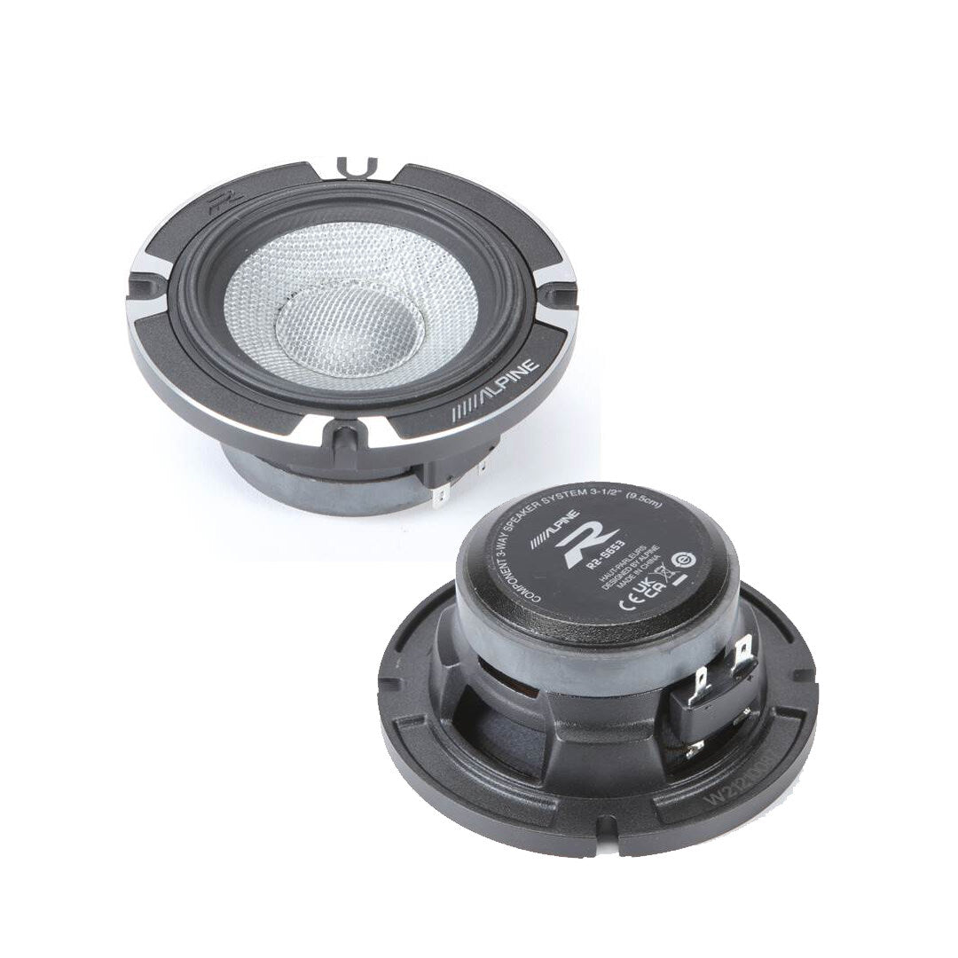 Alpine R2-S653 Next-Generation R-Series Pro 6.5" 3-Way Car Component Speakers