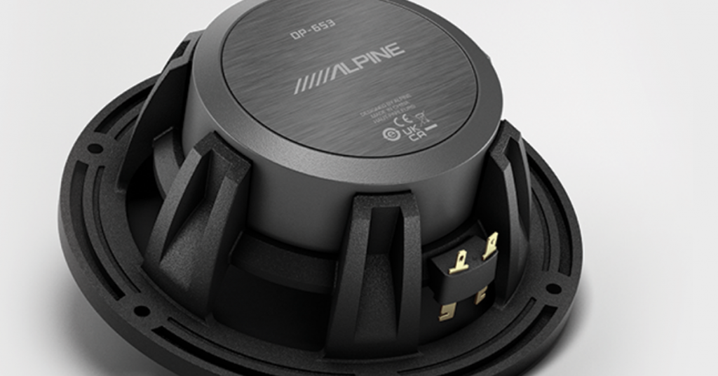 Alpine DP-653 Digital Percision DP-Series 6.5" 3-Way Component Speaker