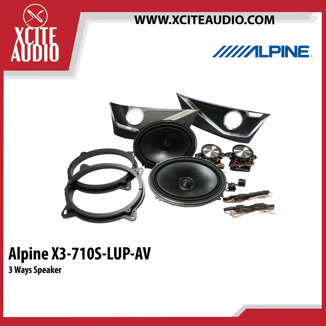Alpine X3-710S-LUP-AV 3 Ways Speaker