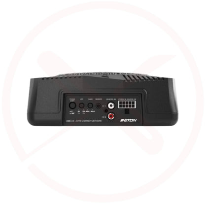 ETON USB 6AR - 2 Voice Coil 6" Active Underseat Subwoofer Cars with Start-Stop Function (Eco-Idle)