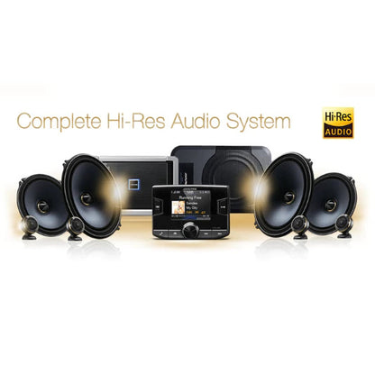 Alpine UTX-A09 PRO Hi-Res Audio Digital Media AM/FM Receiver with Bluetooth and Dual USB