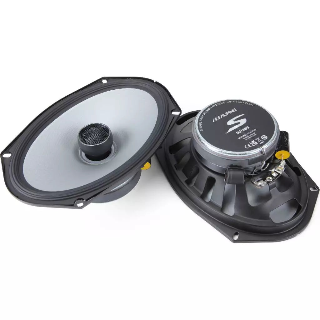 Alpine S2-S69 Next-Generation S-Series 6"x9" 2-way car speakers