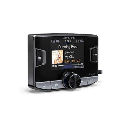 Alpine UTX-A09 PRO Hi-Res Audio Digital Media AM/FM Receiver with Bluetooth and Dual USB