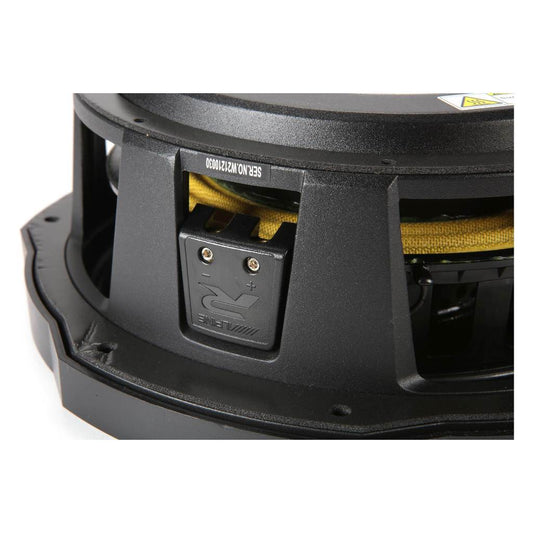 Alpine RS-W10D2 R-Series shallow-mount 10" subwoofer with dual 2-ohm voice coils