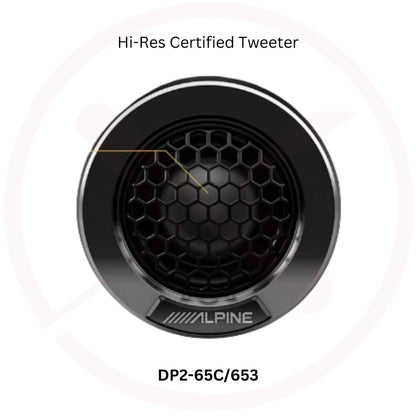 Alpine DP2-65C - DP2 Series (Hi-res Certified) 2-way Car Component Speaker System
