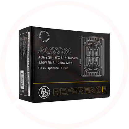 DLS ACW68 - Reference Series 6"x 8" Under-Seat Active Subwoofer | 120W RMS