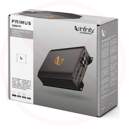 INFINITY PRIMUS 60041A - Primus Series 4-Channel Car Speaker Amplifier | 65W RMS x 4 @ 4ohms