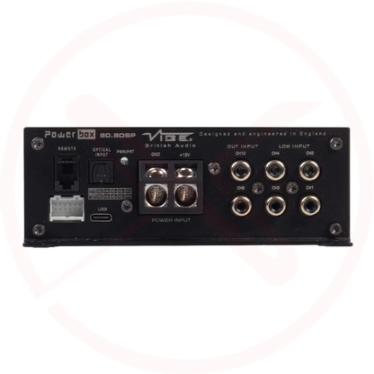 VIBE POWERBOX 80.8-10DSP-V3 - 8-Channel Car Bluetooth DSP Amplifier | 10-out