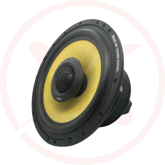 VIBE BLACKAIR BA6-V4: 6.5inch 2-way Coaxial Car Speakers | 140W RMS | 94dB Sensitivity | Kevlar Cone