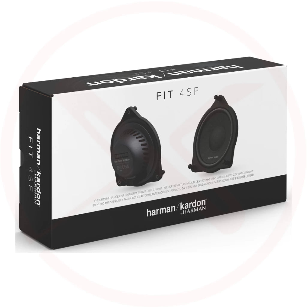 HARMAN KARDON FIT 4SF - Fit Series 4" Component Car Midrange Speakers for Mercedes (Plug & Play)